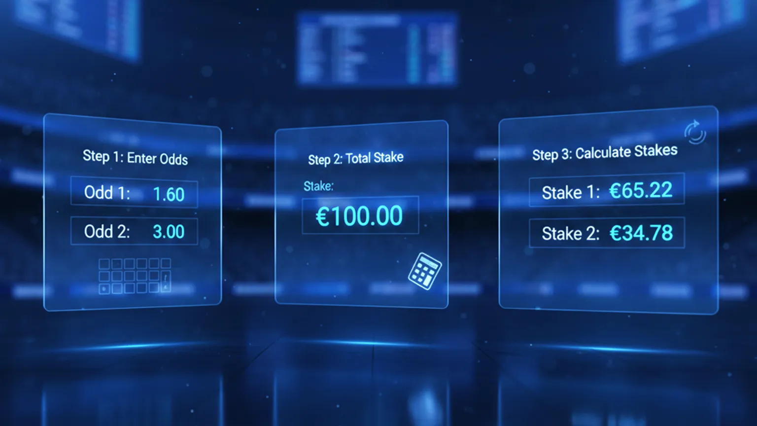 Arbitrage betting stakes calculation guide