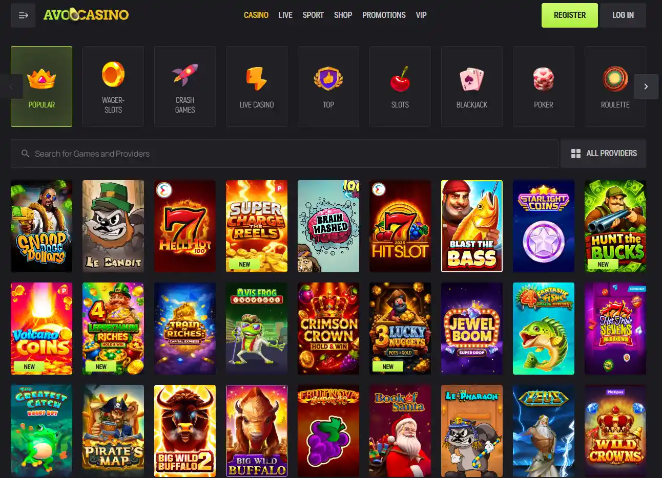 Cover image of Avocasino Casino