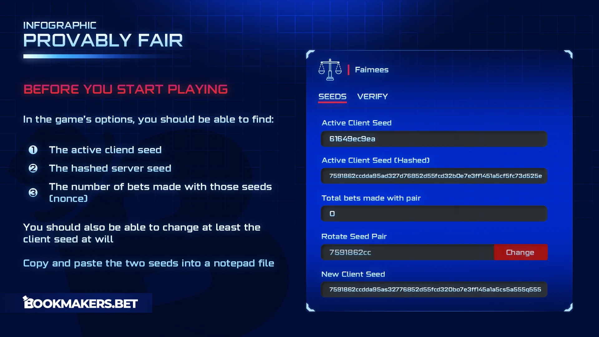 Pre-play setup infographic