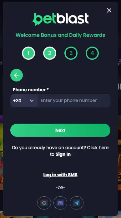 Real Money App Options at Casino BetBlast for UK Players