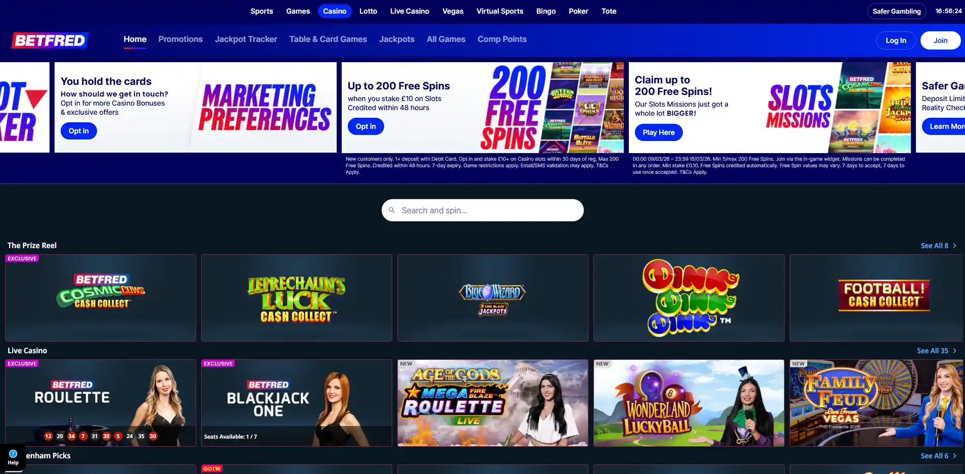 Casino image of Betfred