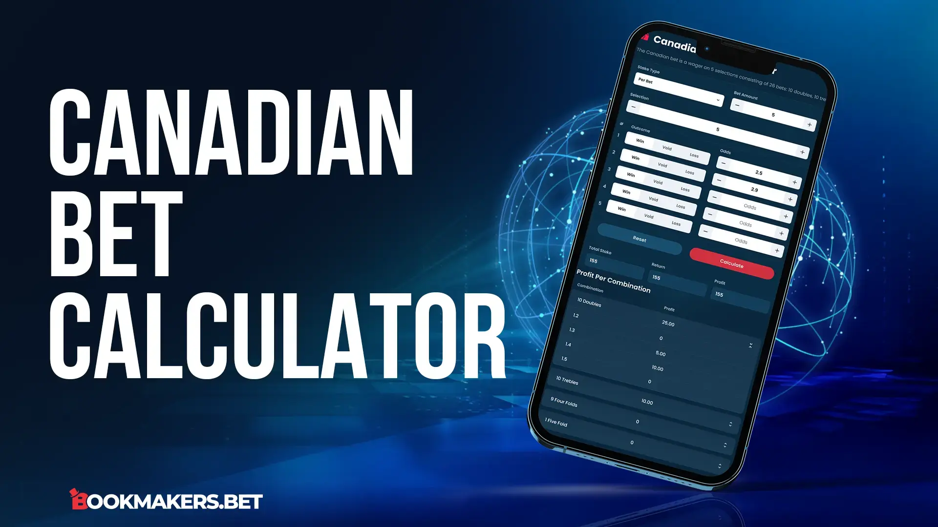Cover image for Canadian Bet Calculator