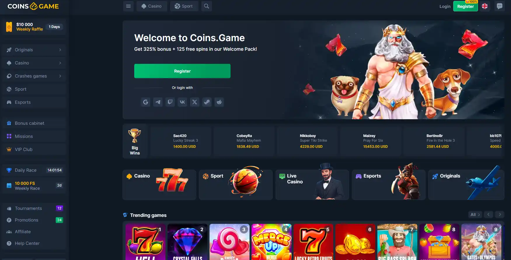 Homepage image of Coins Game