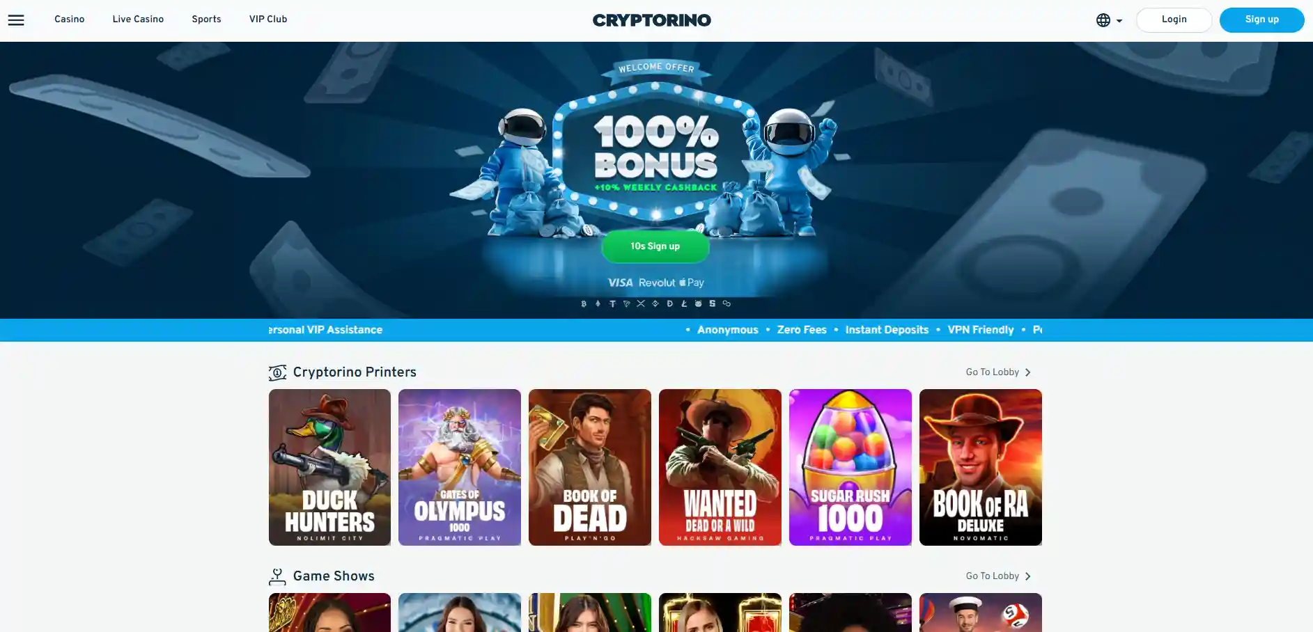 Homepage image of Cryptorino