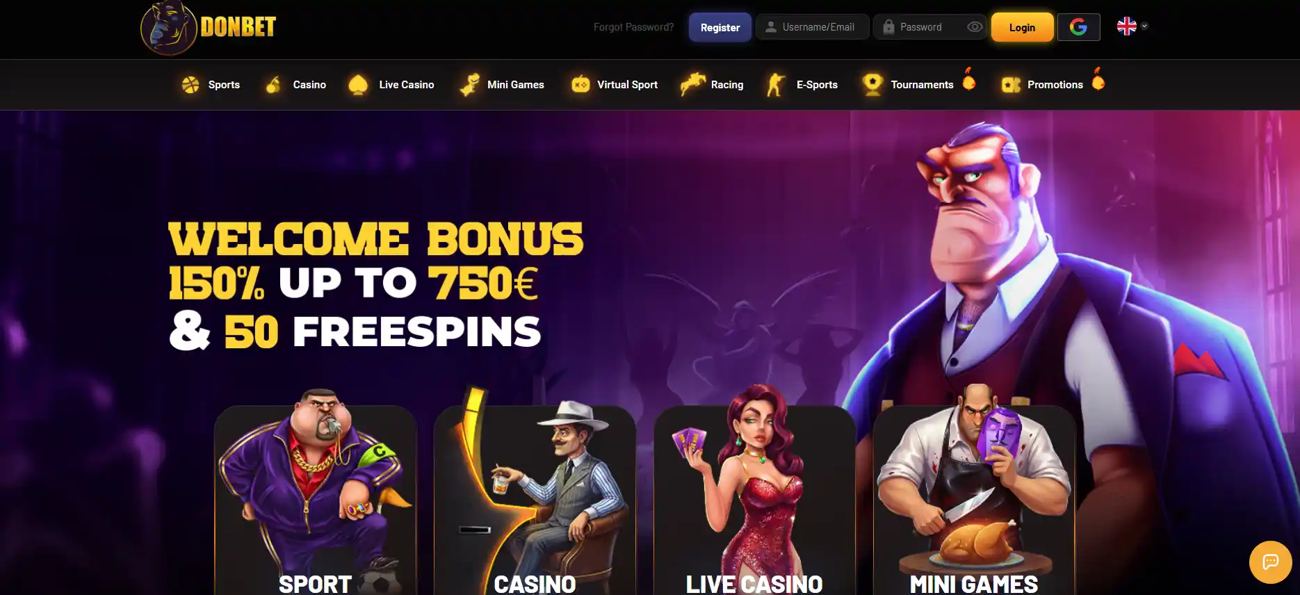 Homepage image of Donbet