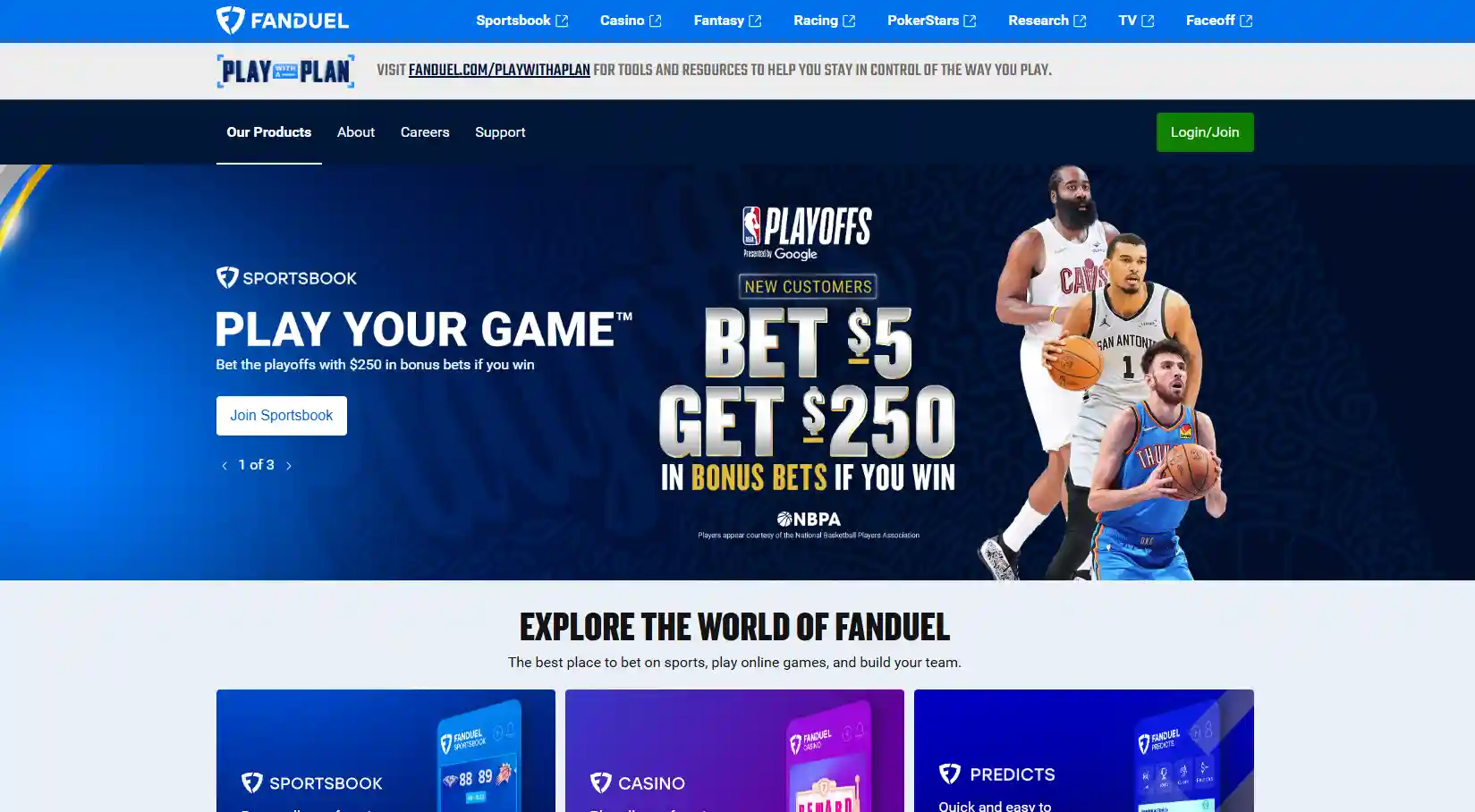 Homepage image of Fanduel
