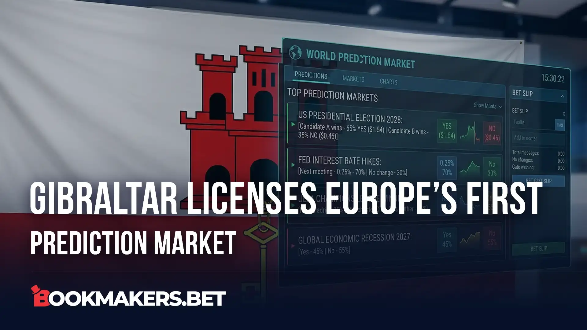 Cover image for Gibraltar Licenses Europe's First Prediction Market