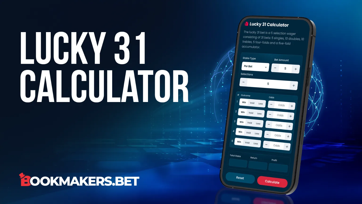 Cover image for Lucky 31 Calculator