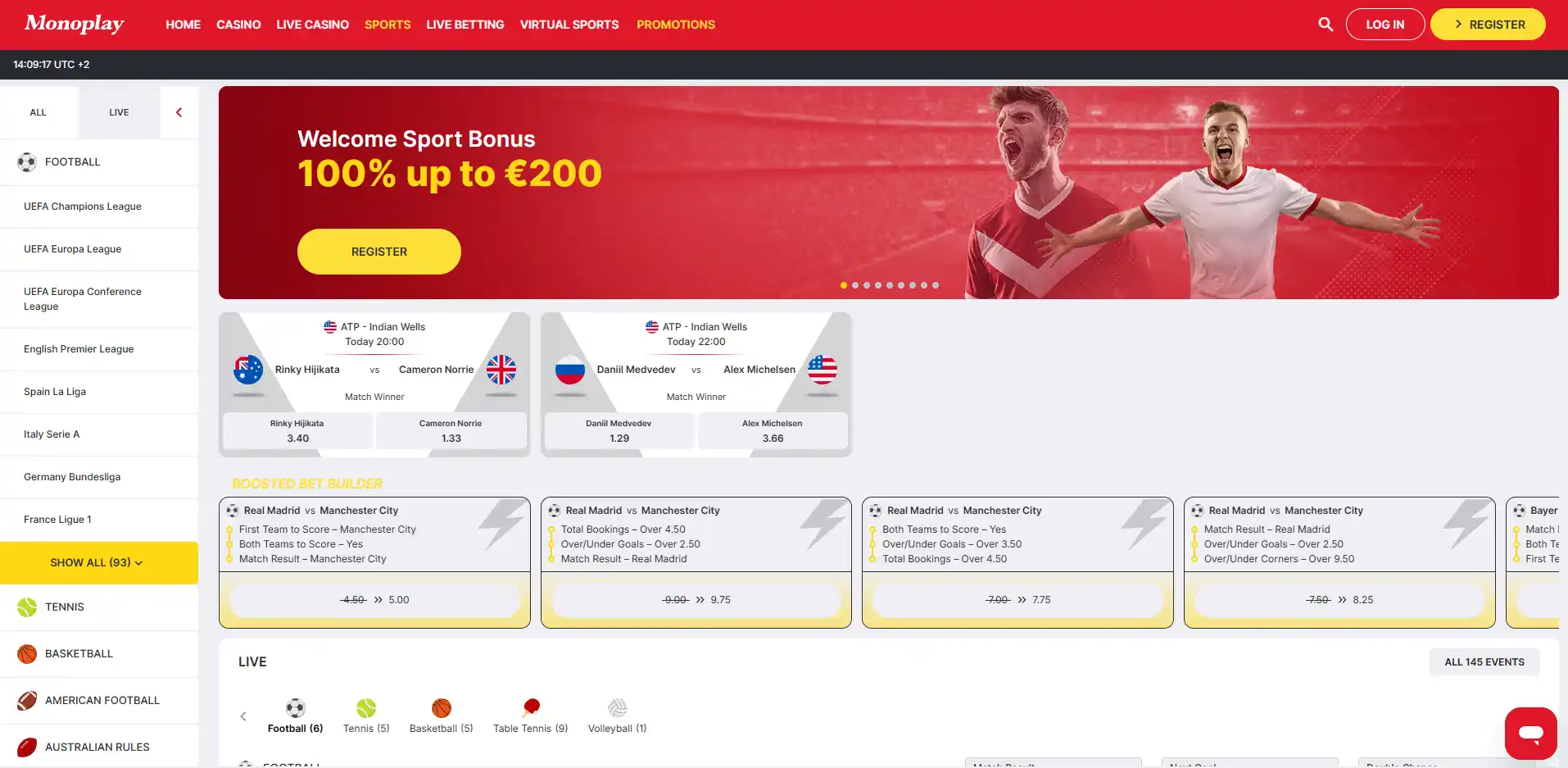 Sportsbook image of Monoplay
