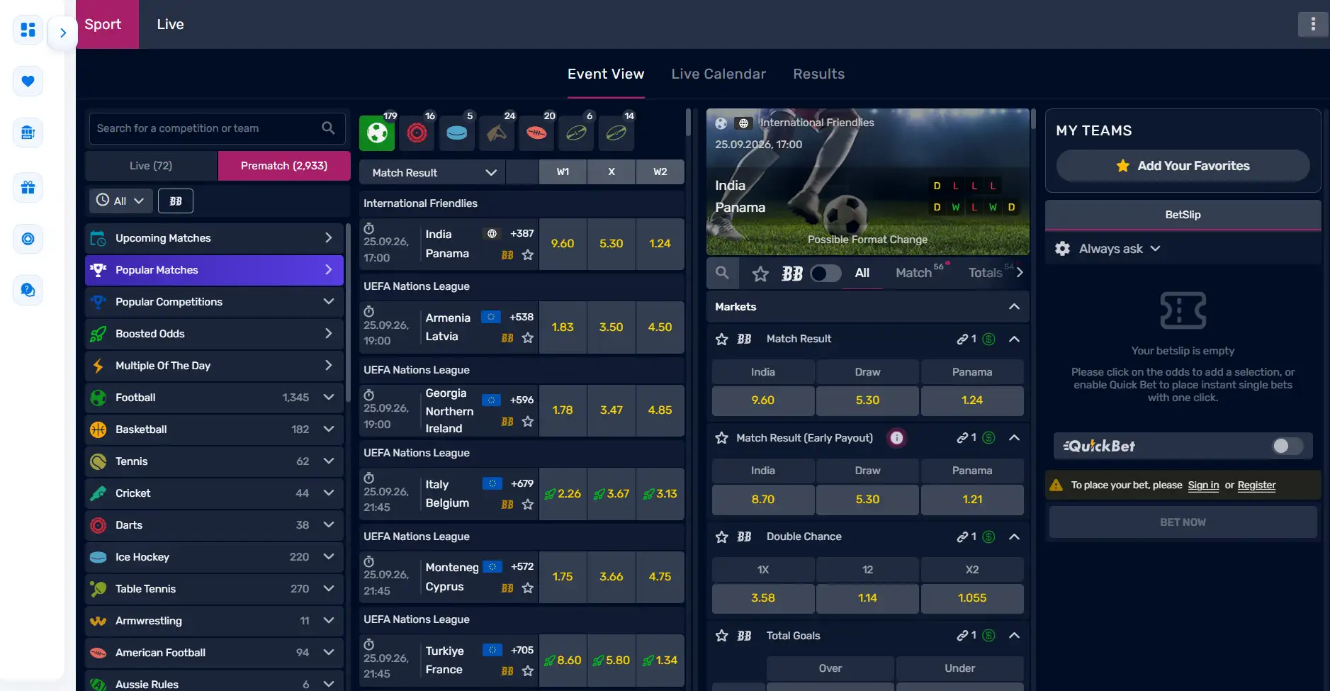 Sportsbook image of Monster Casino