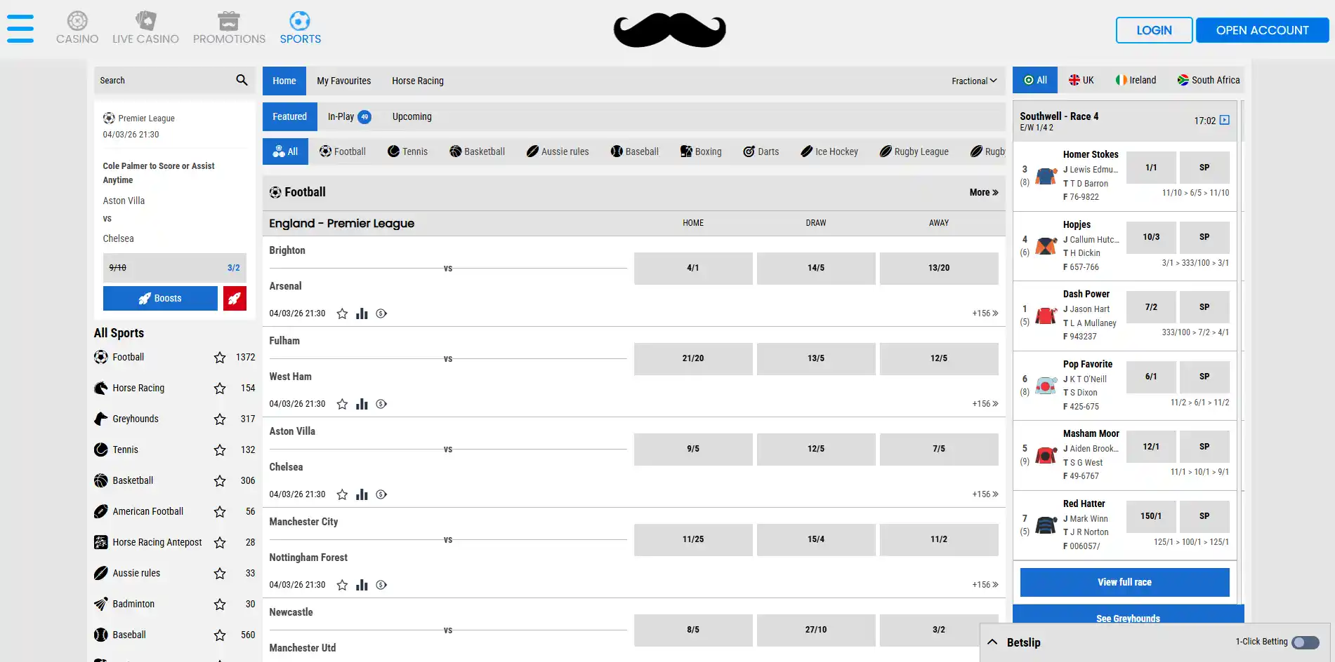 Sportsbook image of Mrplay