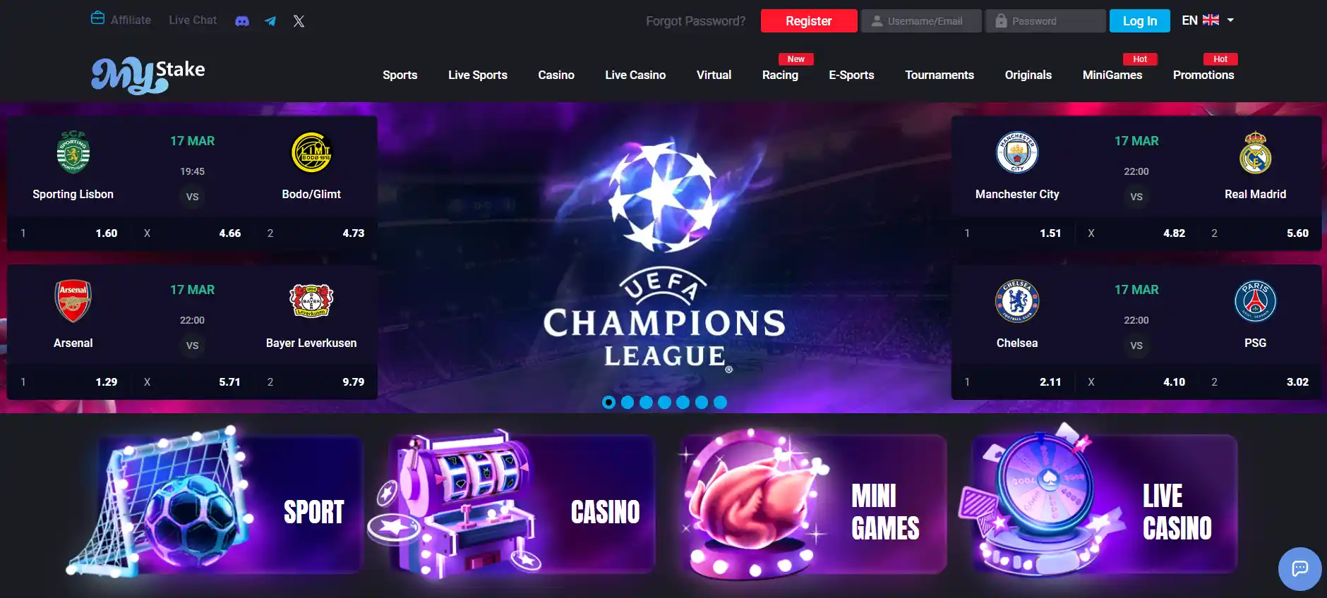 Homepage image of Mystake
