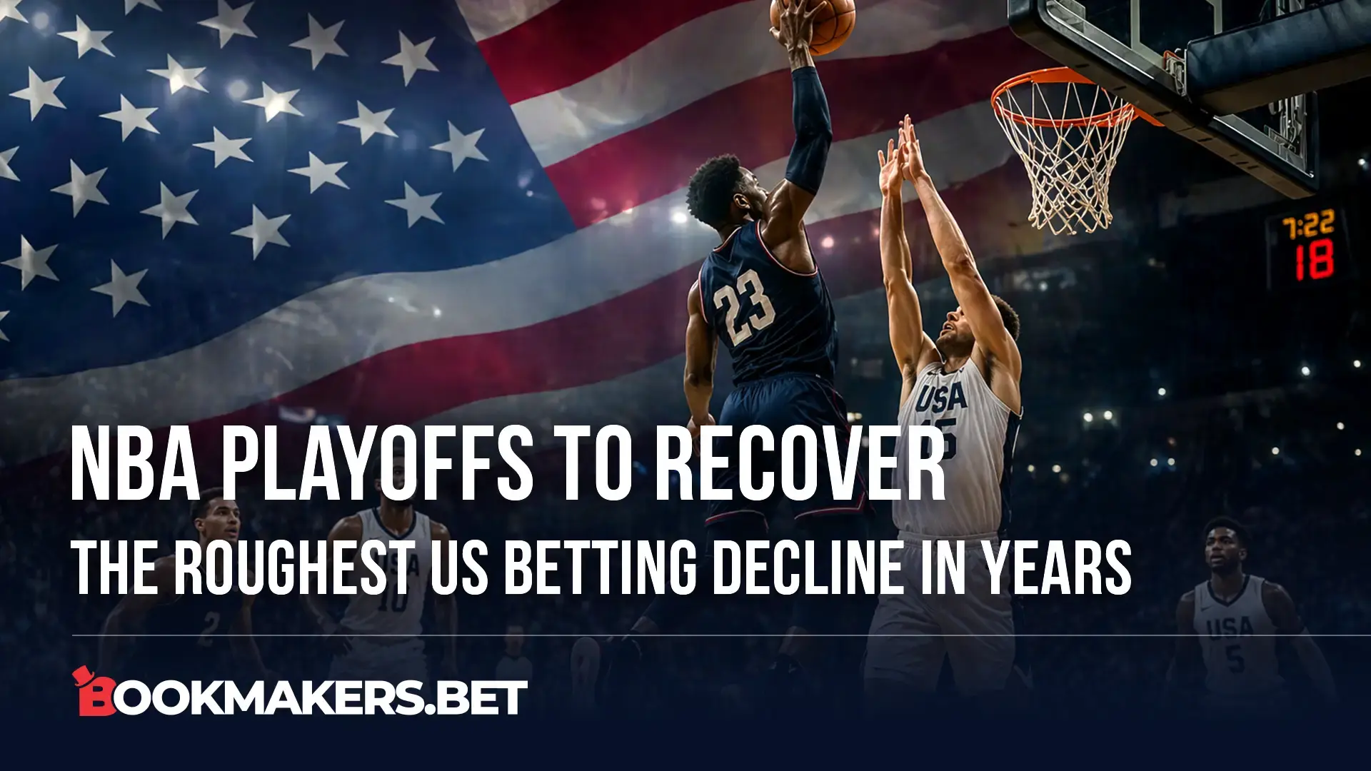 Cover image for NBA Playoffs to Recover the Roughest US Betting Decline in Years
