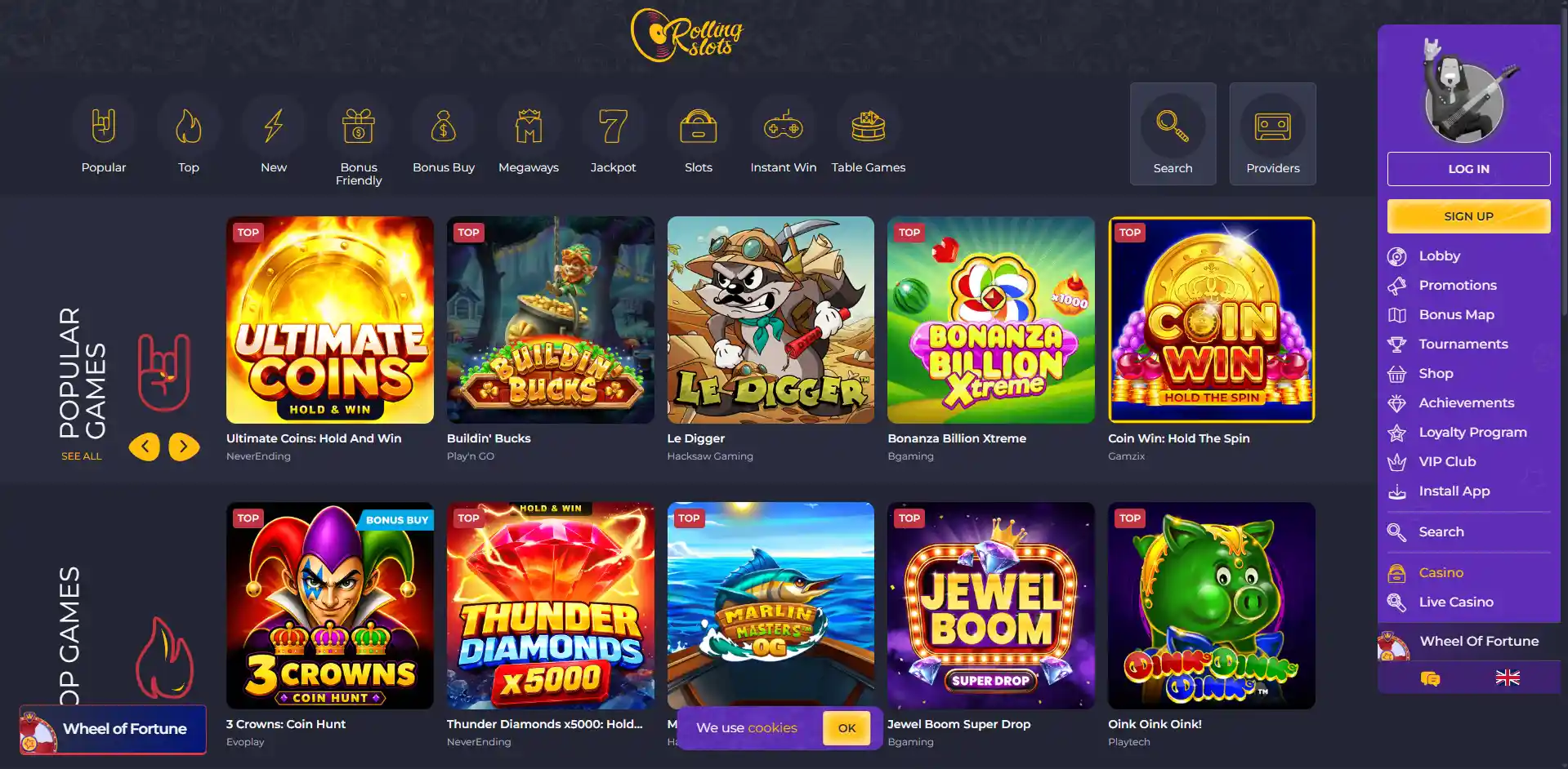 Cover image of Rolling Slots Casino