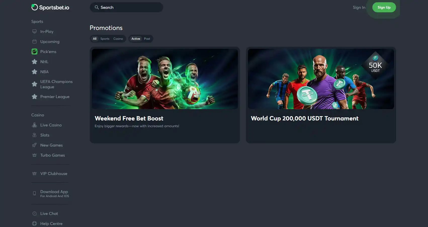 1st bonus image of Sportsbet.io