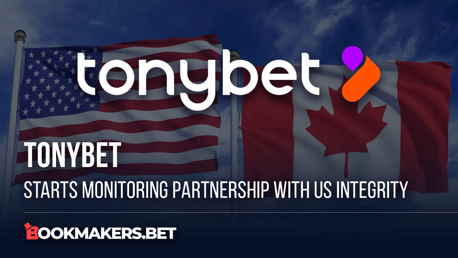 Tonybet starts monitoring partnership with US Integrity