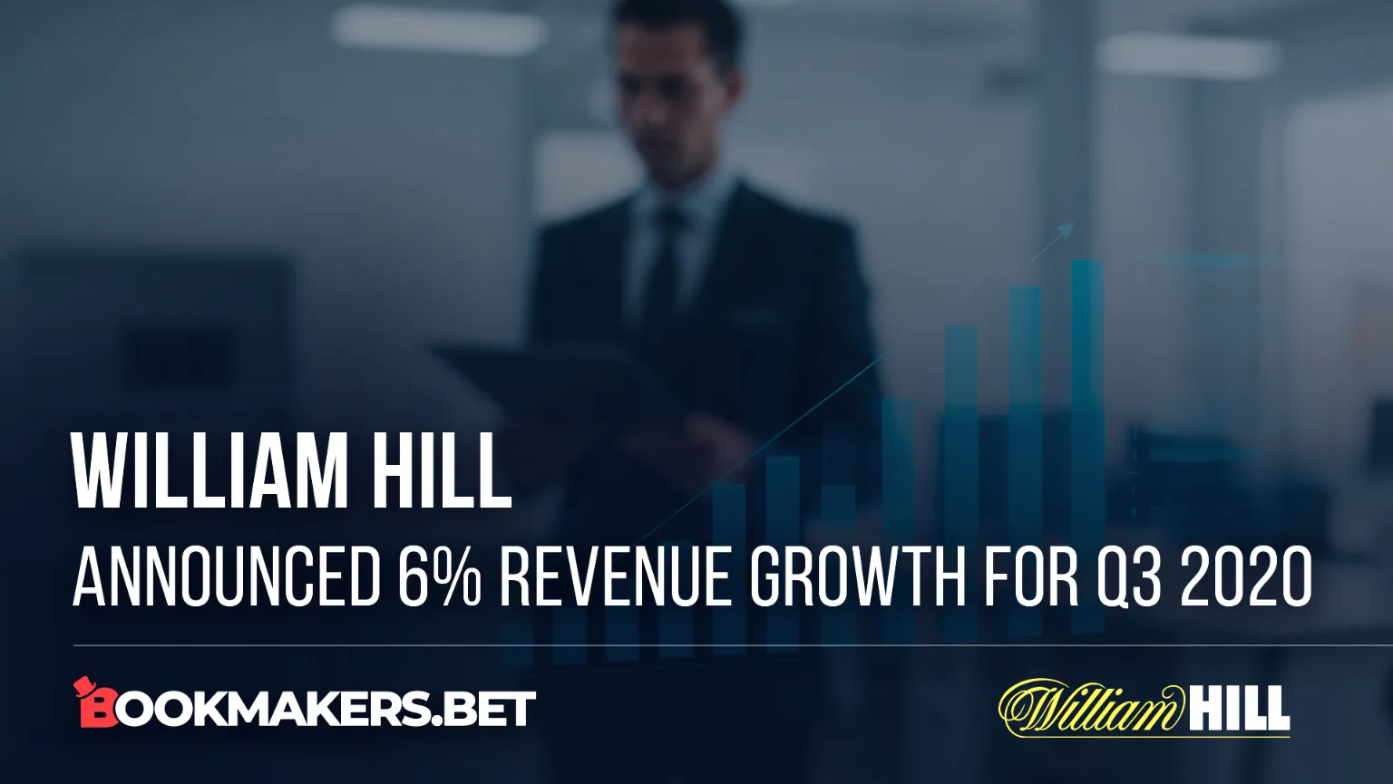 William Hill announced 6% revenue growth for Q3 2020